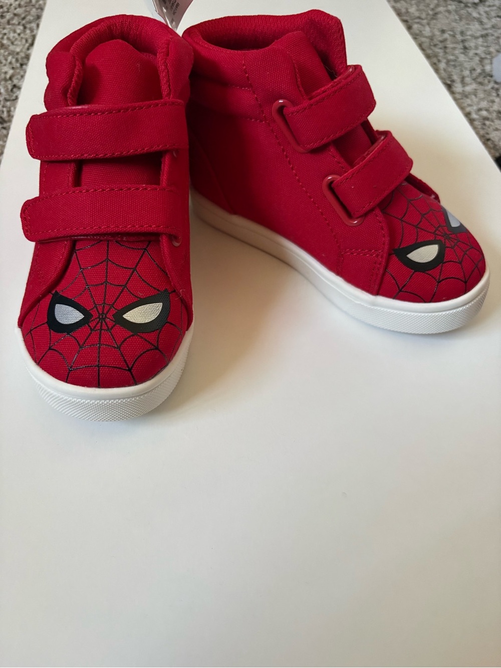 GAP Red Spider Web High-Top Sneakers for Kids